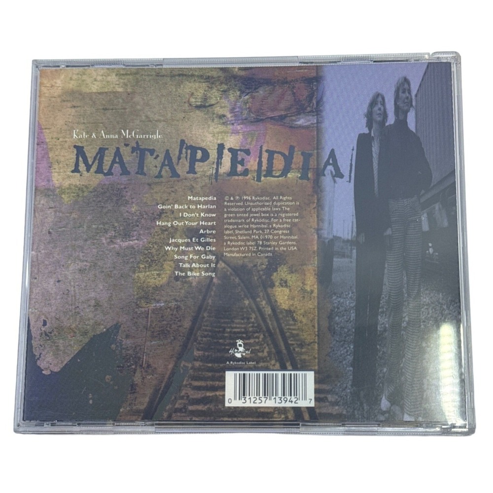 Kate & Anna McGarrigle Matapedia CD 1996 Hannibal Rykodisc HNCD 1394 Folk Music - Picture 4 of 4